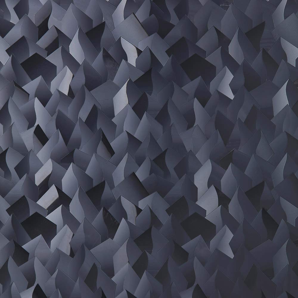 Gila® Glass Scenes Charcoal Decorative Window Film DIY Static Cling, 3ft x 6.5ft (36in x 78in) (19.5 sq ft)