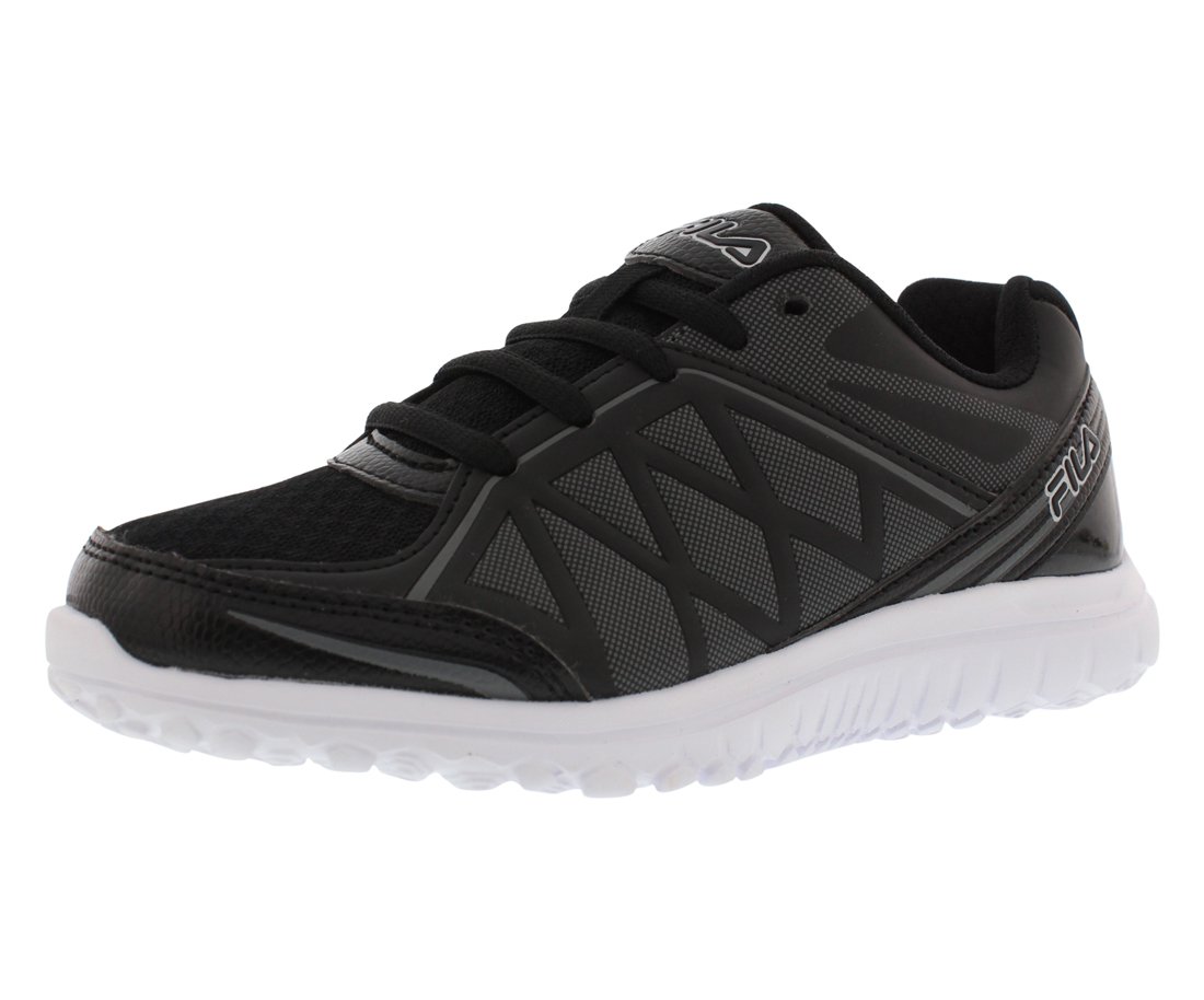 Fila Energy Strike Running Kid's Shoes Size 12, Color: Black