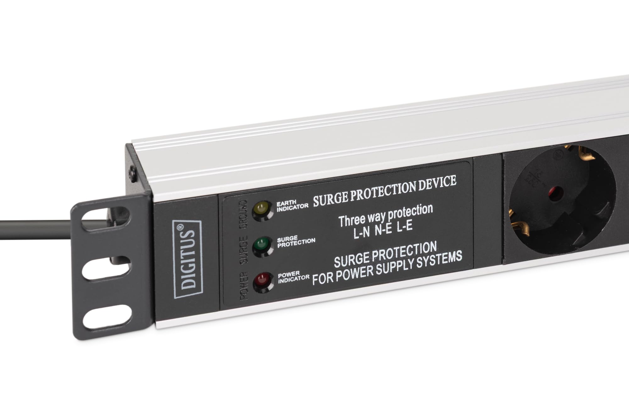 Digitus 1u Alu Pdu Rackmount. 6x Safety Outlet 1x Outlet (dN-95441)