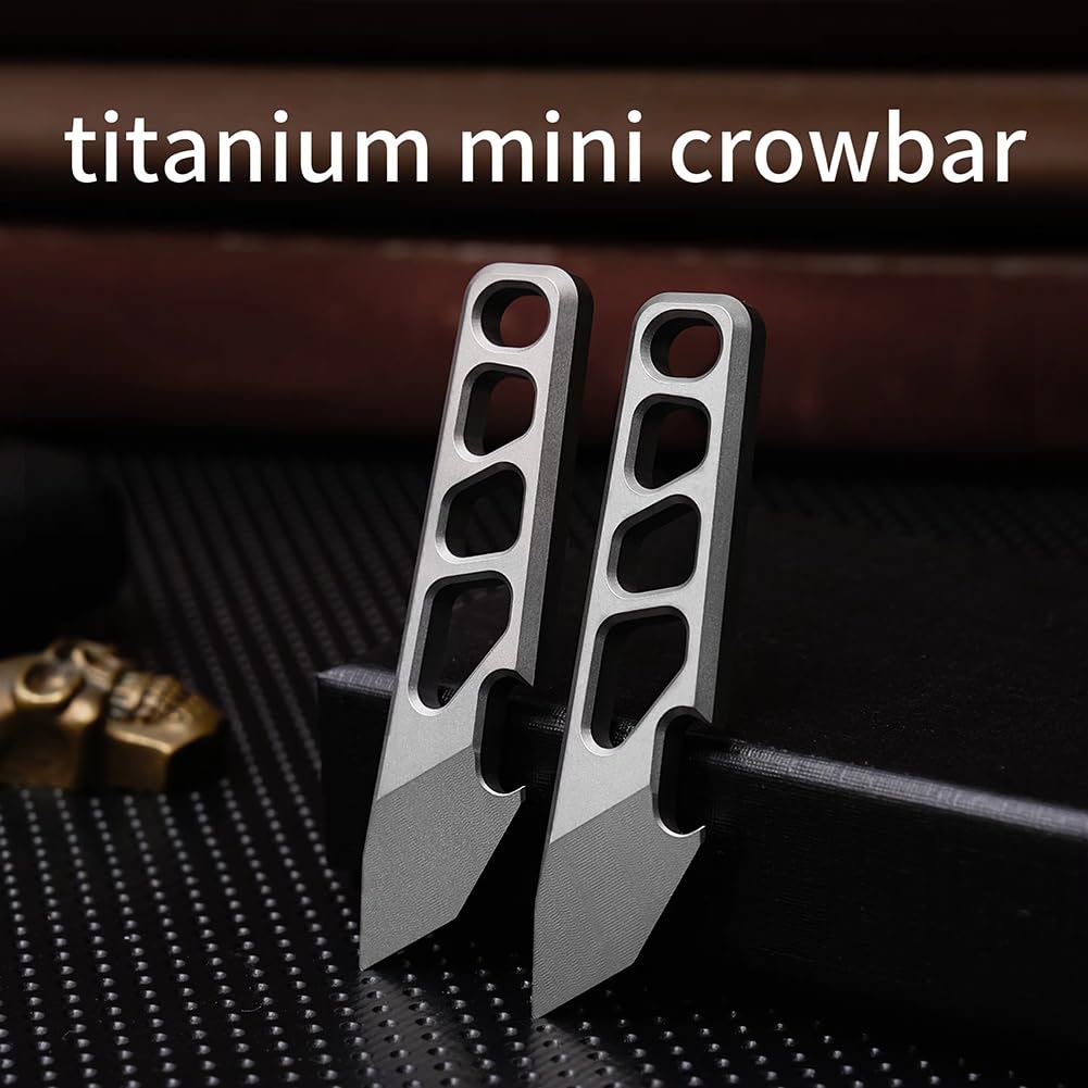 Azull Abridor de de Aleación de Titanio Ultraligero, Herramienta Pequeña, Portátil, Desembalaje, Colgante, Accesorios EDC Multifuncionales