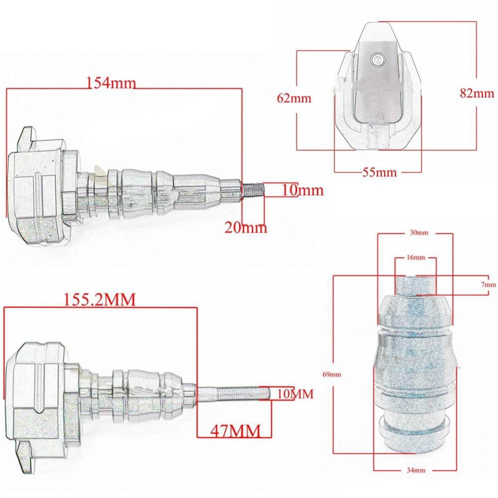 Protezione Anticaduta Per Telaio Scorrevole Per Moto, Protezione Antiurto Per H&onda, Per CBR 300R 300 125 250R GROM, Per CB 300F 400 Anticaduta Protezione(BLU,X-1)
