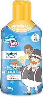 Liquegel Infantil Mundo Bita T Frutti 100g, Powerdent