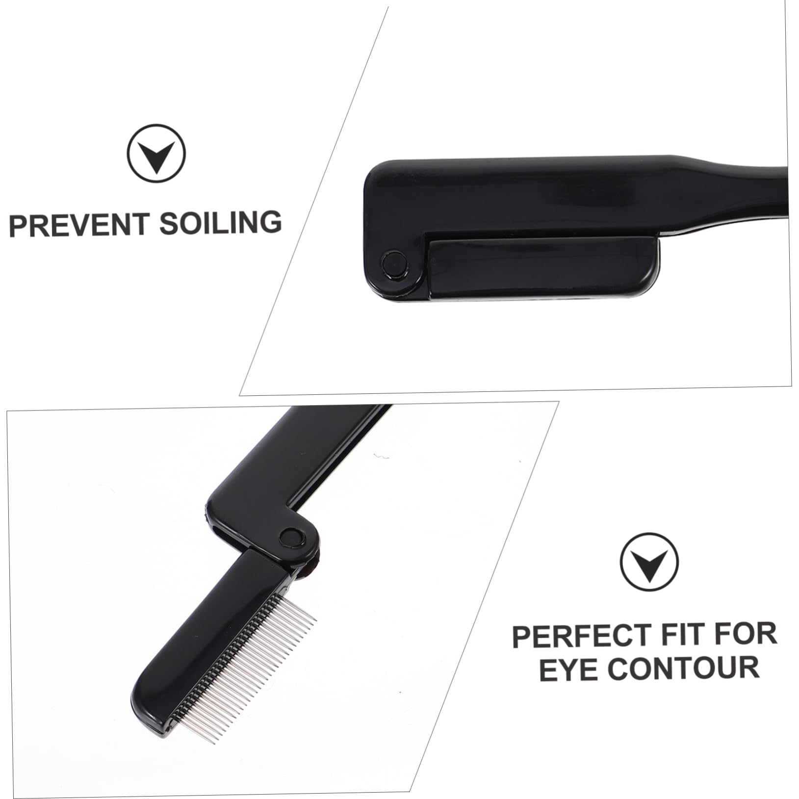 DOITOOL 9stücke Mini Augenbrauenkamm Wimpernbürste Für Präzises Make-up Und Tragbar Für Augenbrauen Und Wimpernpflege Schwarz