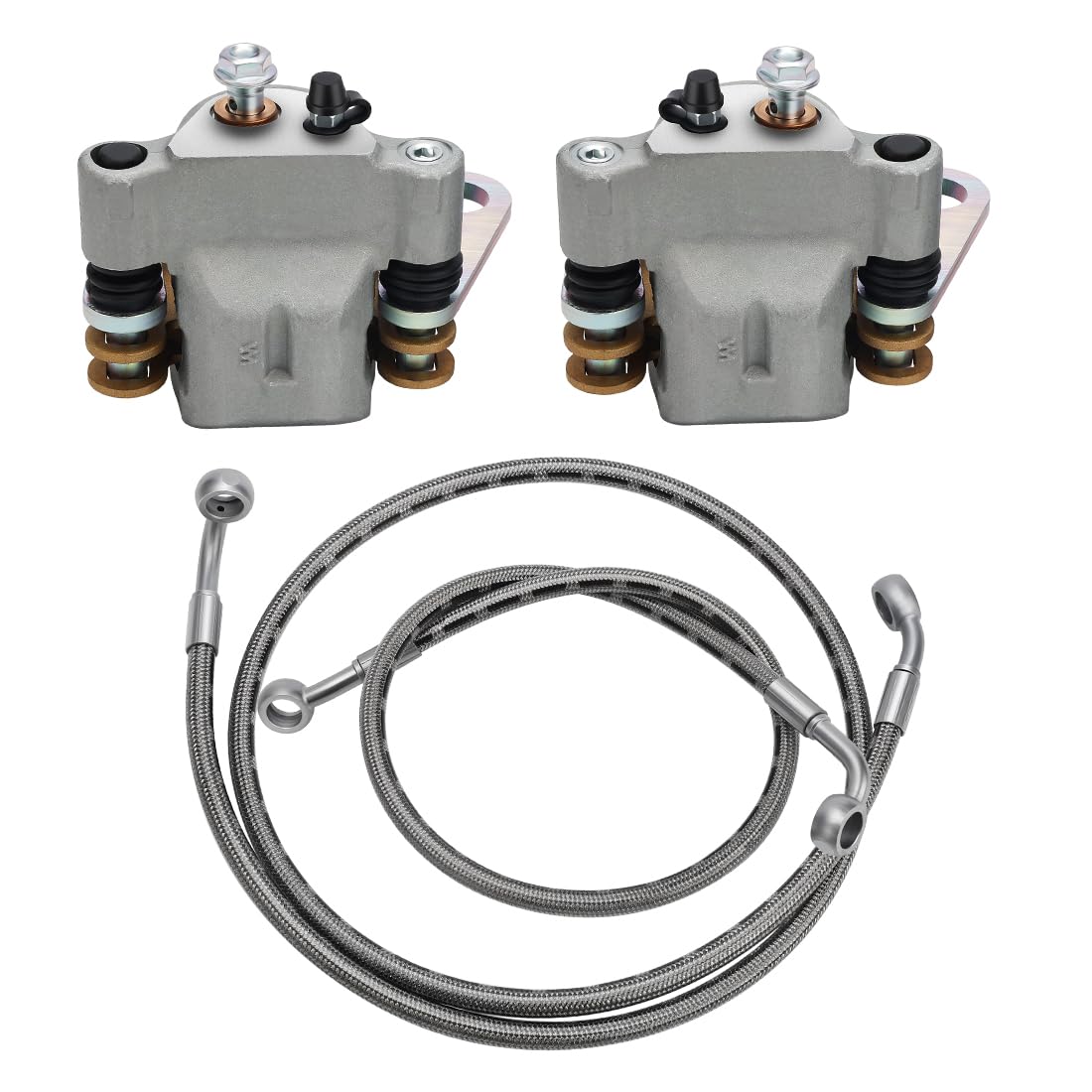 Pinza freno anteriore sinistra e destra Tubo freno per Polaris Ranger | per Polaris Ranger 500 570 ETX 2015-2022 1912119 1912120 1912283 1912284