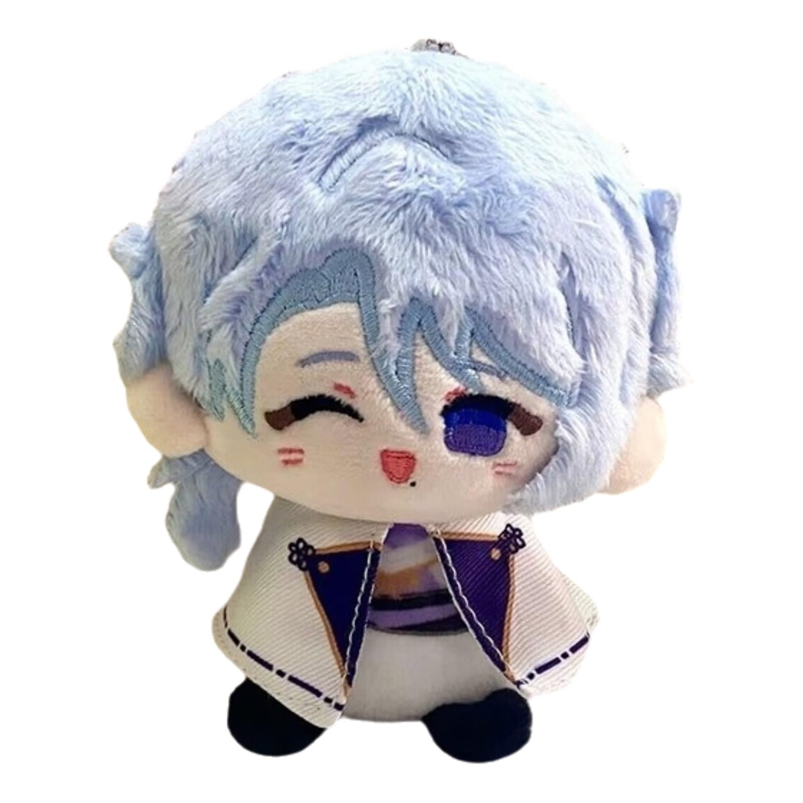 TOPLITHE Genshin Plush, 12CM Anime Plushie Toy Cute Soft Impact Stuffed Doll Keychain Carcoon Figure for Fans Gift(Kaimsto Ayato)