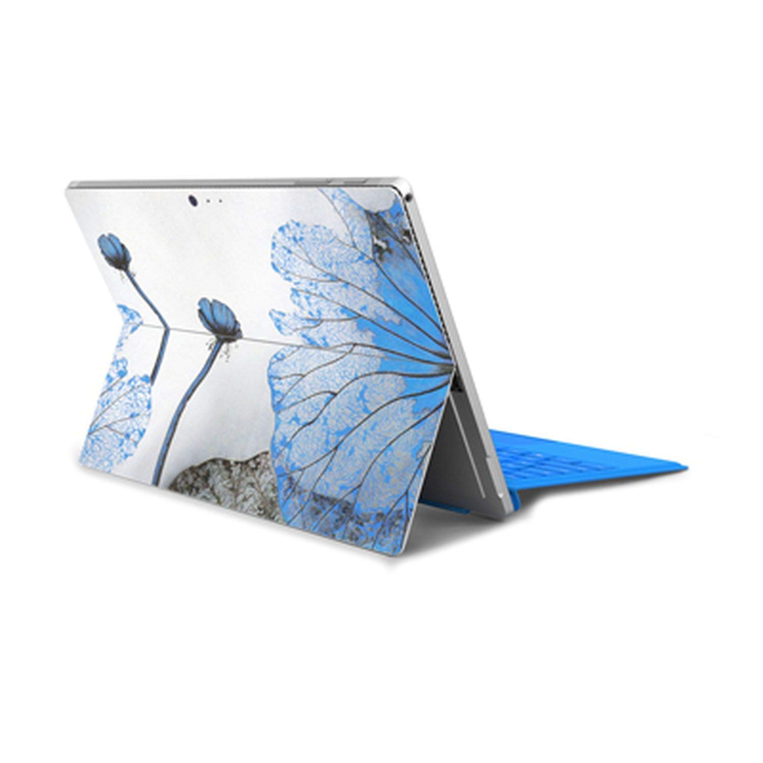 Colorful Flowers Series Vinyl Decal Stickers For Microsoft Surface Pro 5 Pro 6 Full Back Cover Laptop Stickers For Surface Pro 4,For Surface Pro 6,SPS-16(103)