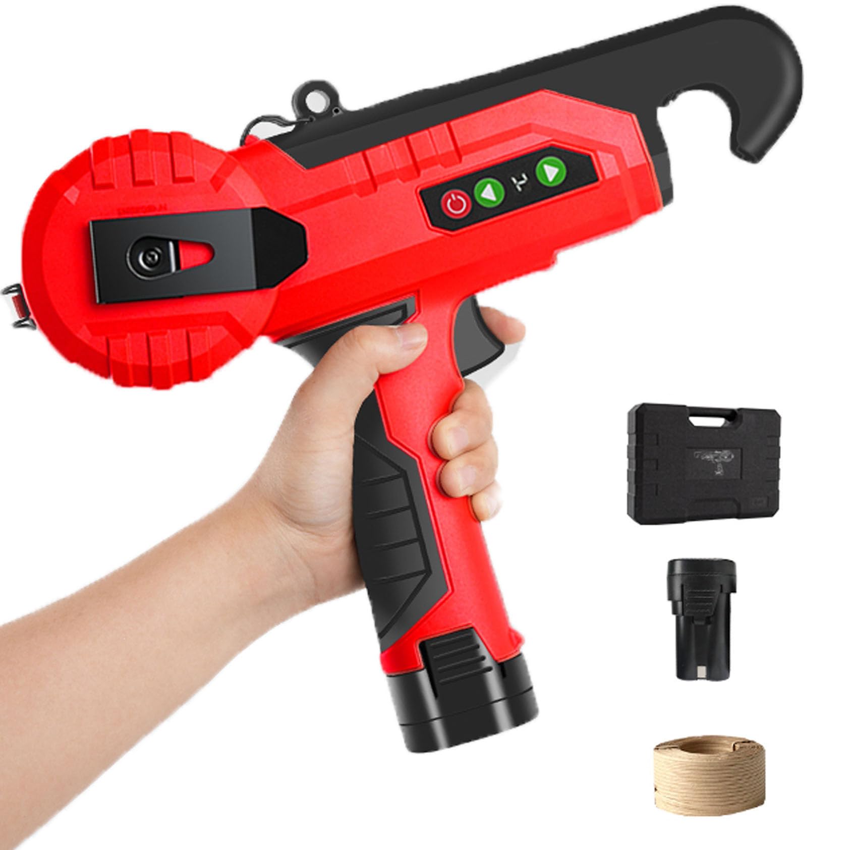 ZHJOPP Plant Tying Machine, Plant Tying Gardening Tape Tool, Portable Garden Plant Tying Binding Machine for Binding Branch Vegetable Grape