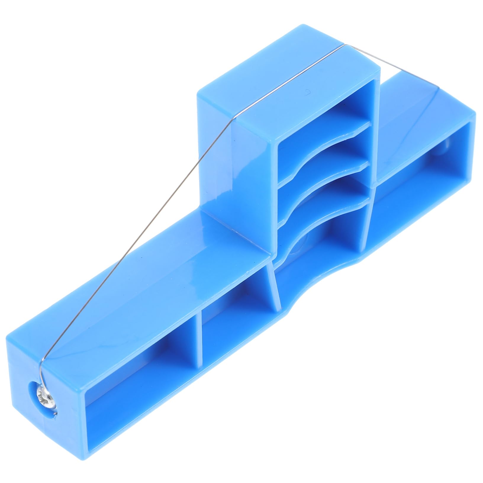 Artibetter 5 Pezzi Strumento di Taglierina Angolare Strumenti di Ceramica Filo Modellazione Scultura Cutter Forniture Argilla Artigianato Fabbricazione Kit di Strumenti Argillosi Plastica Blu