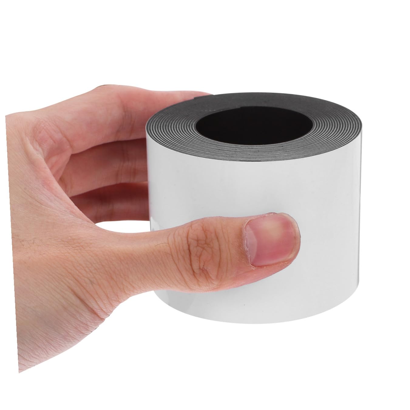 Etichette Magnetiche Cancellabili Fai da Te 50mm Bianche | Riutilizzabili, Lavabili Retro Magnetico, Fogli Pet per Organizzazione e Classificazione