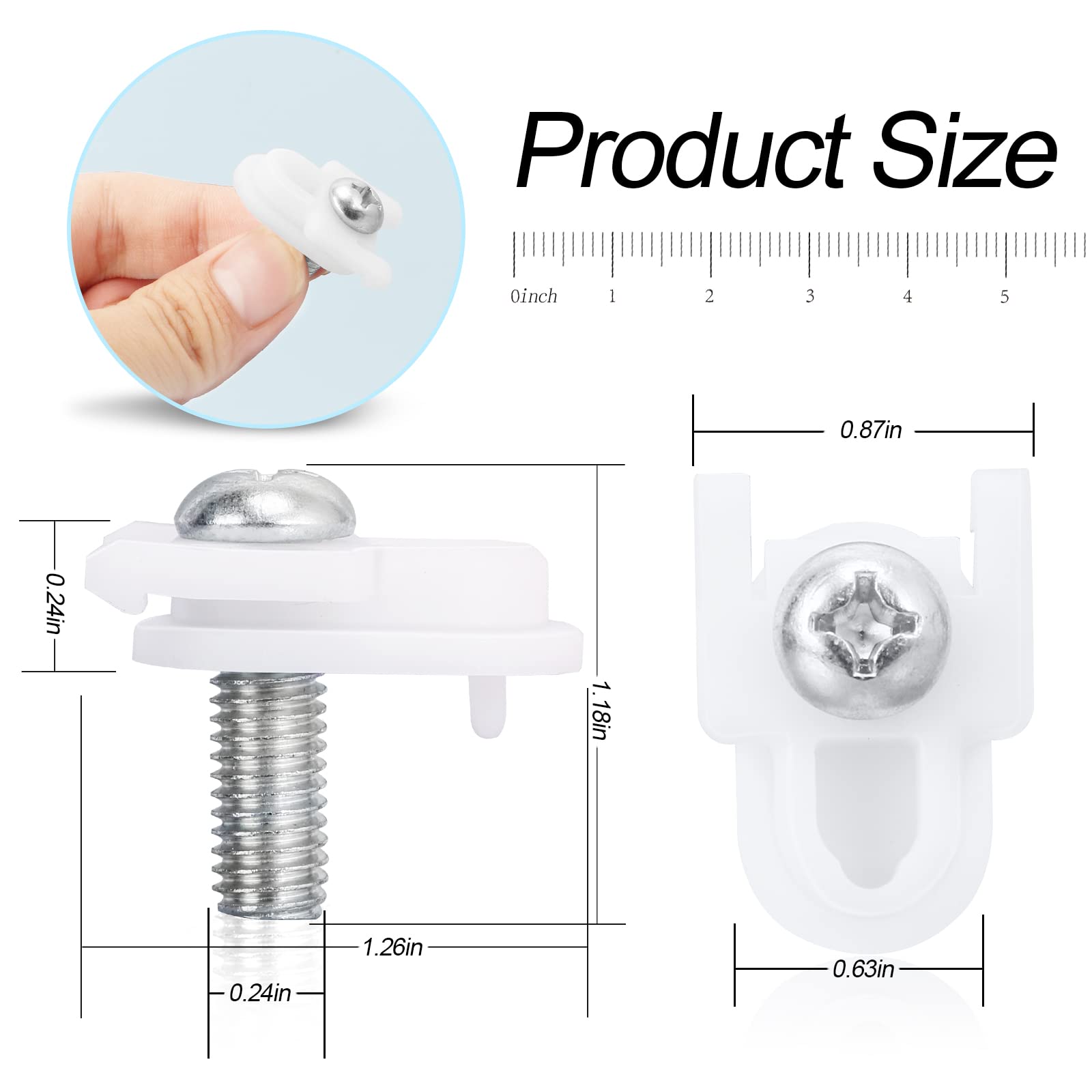 Amazon.com: WR01X25070 Refrigerator Door Handle Mounting Stud  