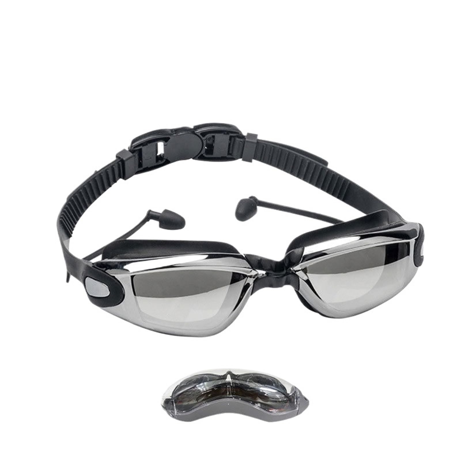 Gafas de natación profesionales Para Deportes | Hombres Mujeres impermeables antivaho piscina gafas de natación for adultos gafas de agua ajustables