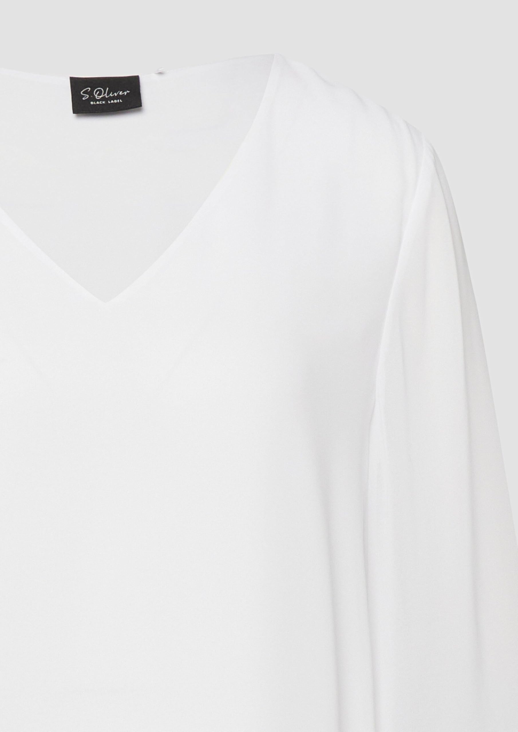 s.Oliver Black Label Damen 2177502 Chiffon-Bluse (1er Pack)