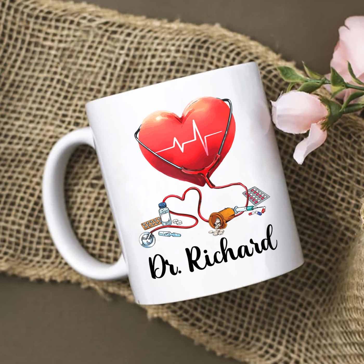 Amazon.com: Personalized Name Doctors Coffee Cup Gifts For Men Women Dr  Birthday, A Wise Doctor Once Wrote White Coffee Mug 11 15 Oz, Customized Doctors  Ceramic Cup, Best Doctor Travel Mug Gift,