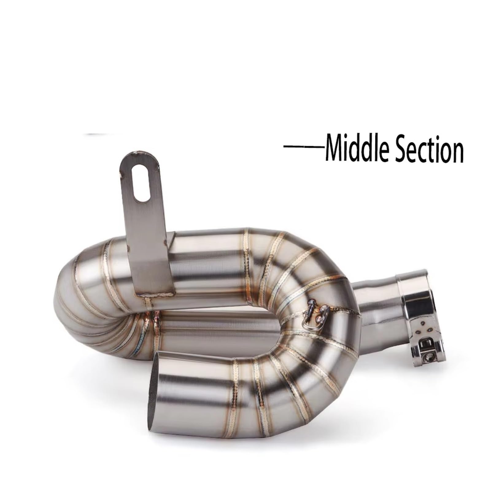 silencioso escape moto Para STREET Para TRIPLE 765R 765S 2017-2024 | Para 765RS Escape tubo de enlace medio silenciador de fibra carbono tubo Escape de motocicleta(Middle)