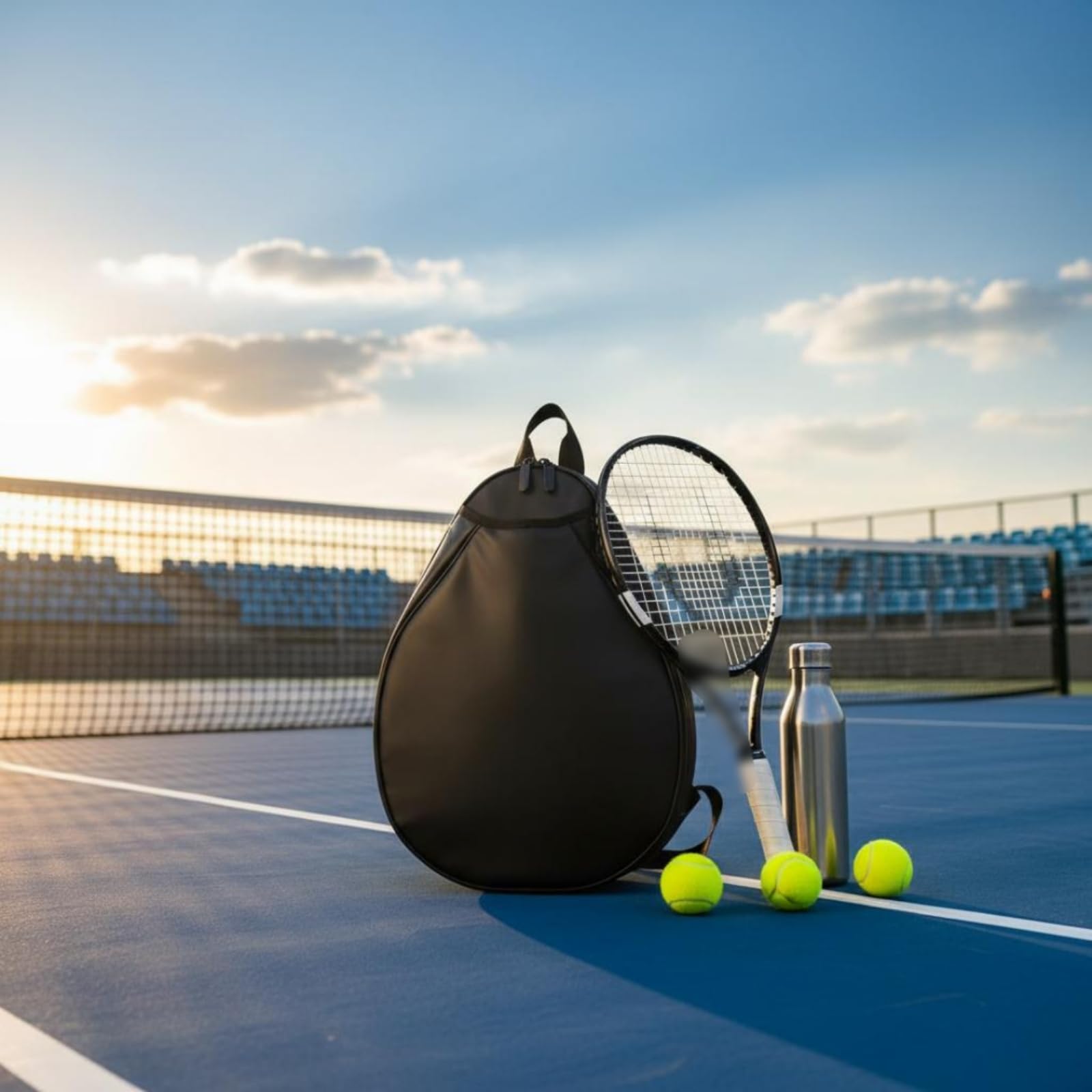 Mochila de Raqueta Impermeable Equipo Deportivo Portátil Deportes para Viajes, Entrenamiento
