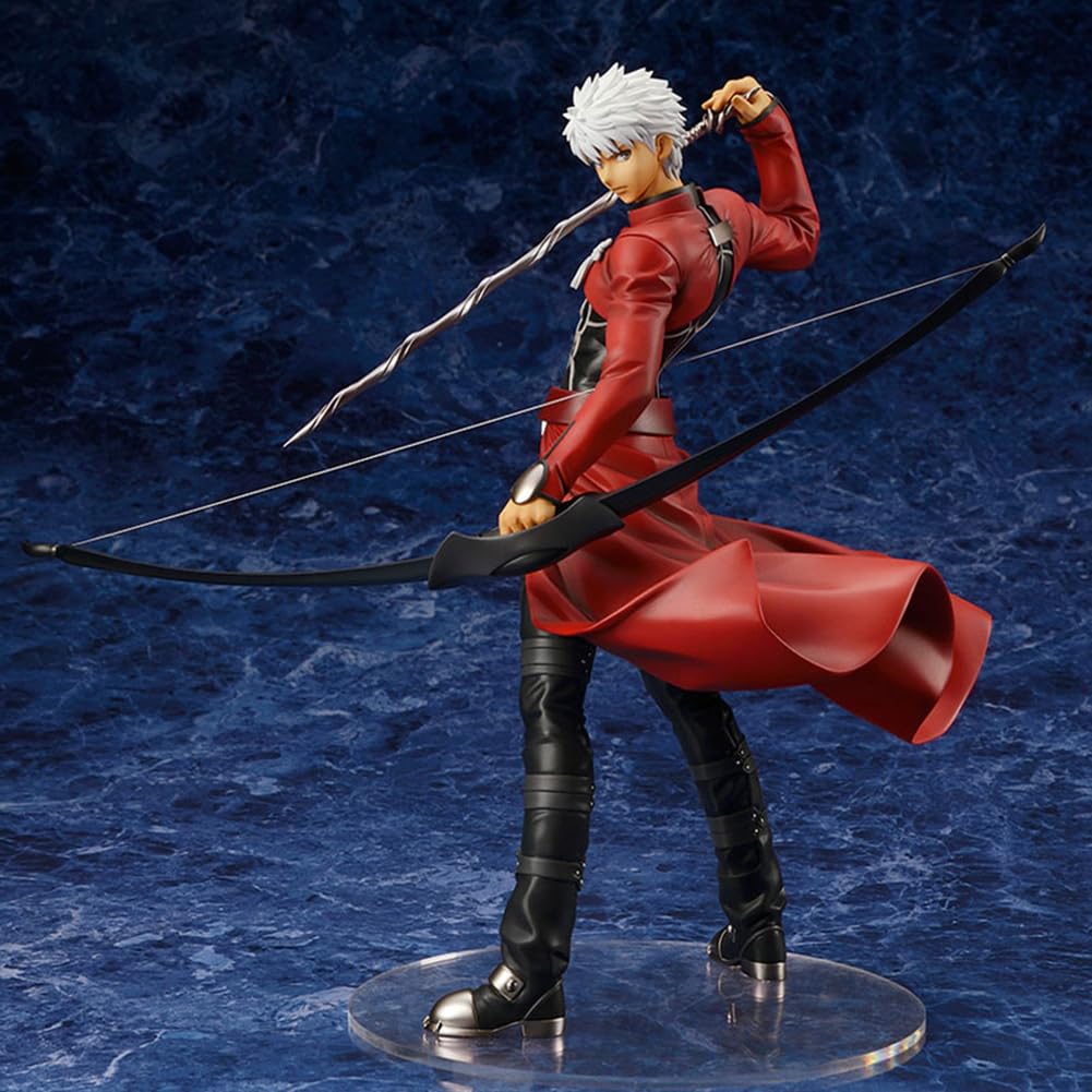 DEXSHUN Archer-Emiya Shirou figurka Anime Fate FGO, seria Emiya Shirou, z akcesoriami, PCW, Merch, anime, dekoracja na biurko, prezent dla kolekcjonerów, 25 cm