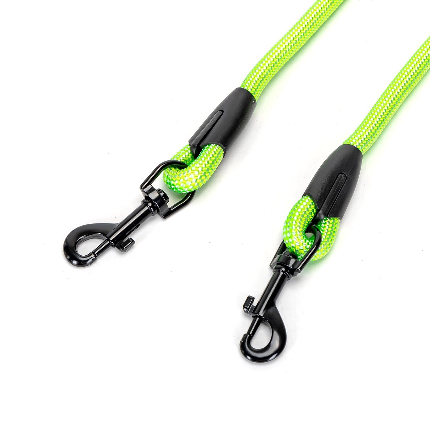 Double Dog Leash, Durable, Adjustable and Ergonomic, Ideal for Multiple Pet Walks or Shared Training, Monochrome - Image 3