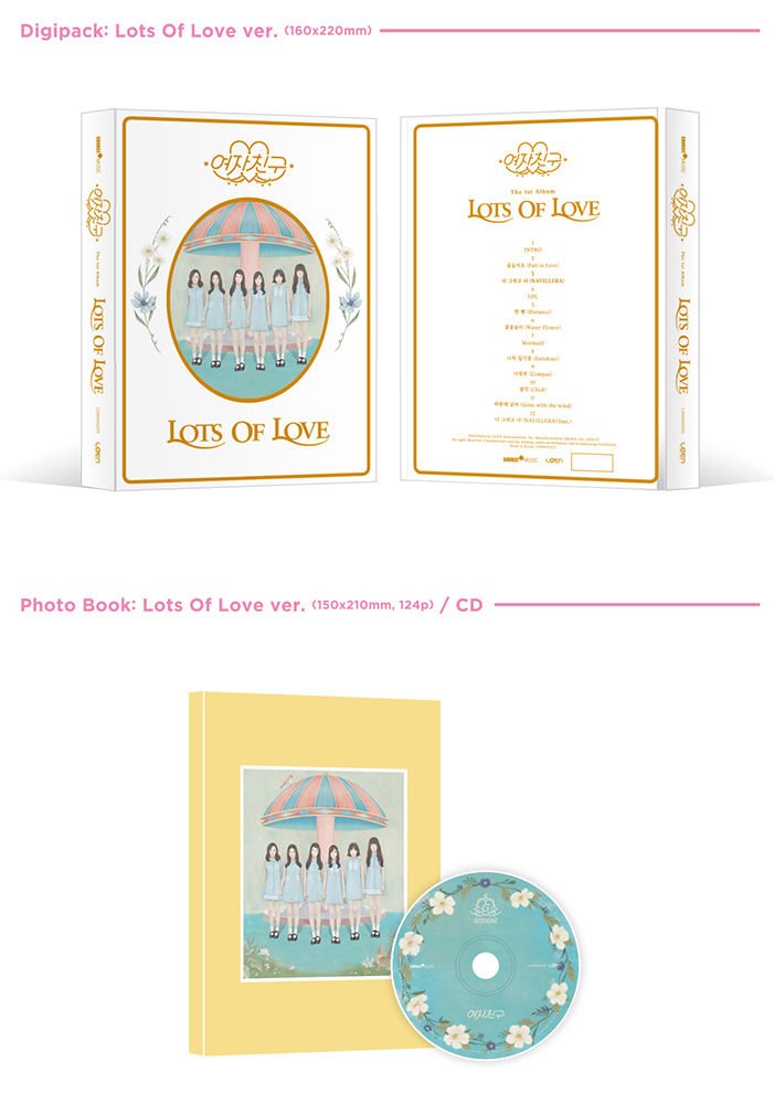 G-FRIEND GFRIEND - LOL~Lots Of Love ver.~ (1st Album) CD with