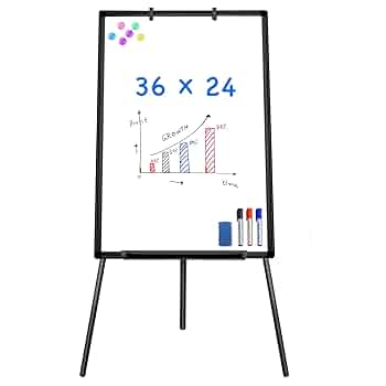 Amazon.co.jp: Easel ホワイトボード - マグネット式ポータブル