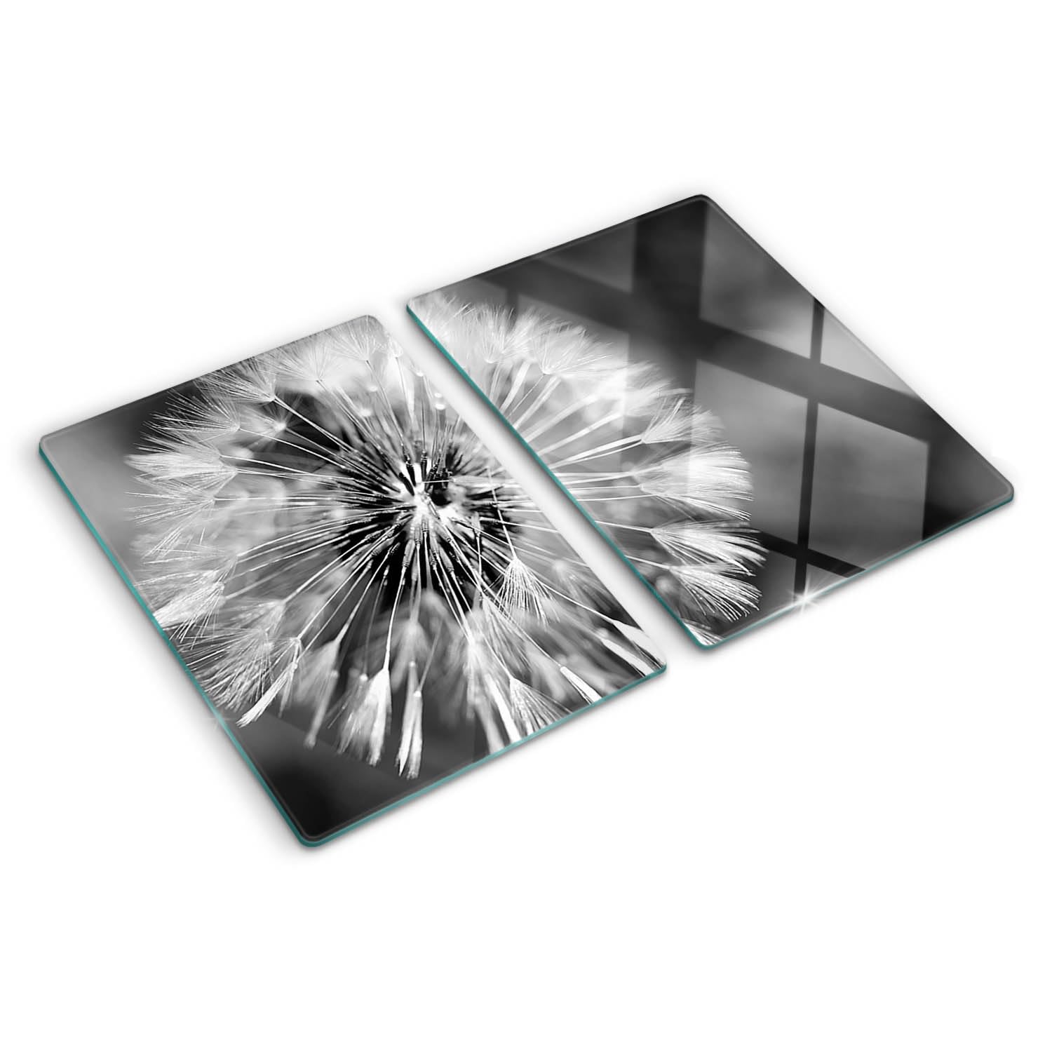 Planche à découper en verre trempé 2x40x52 cm résistant à la chaleur pour plan de travail