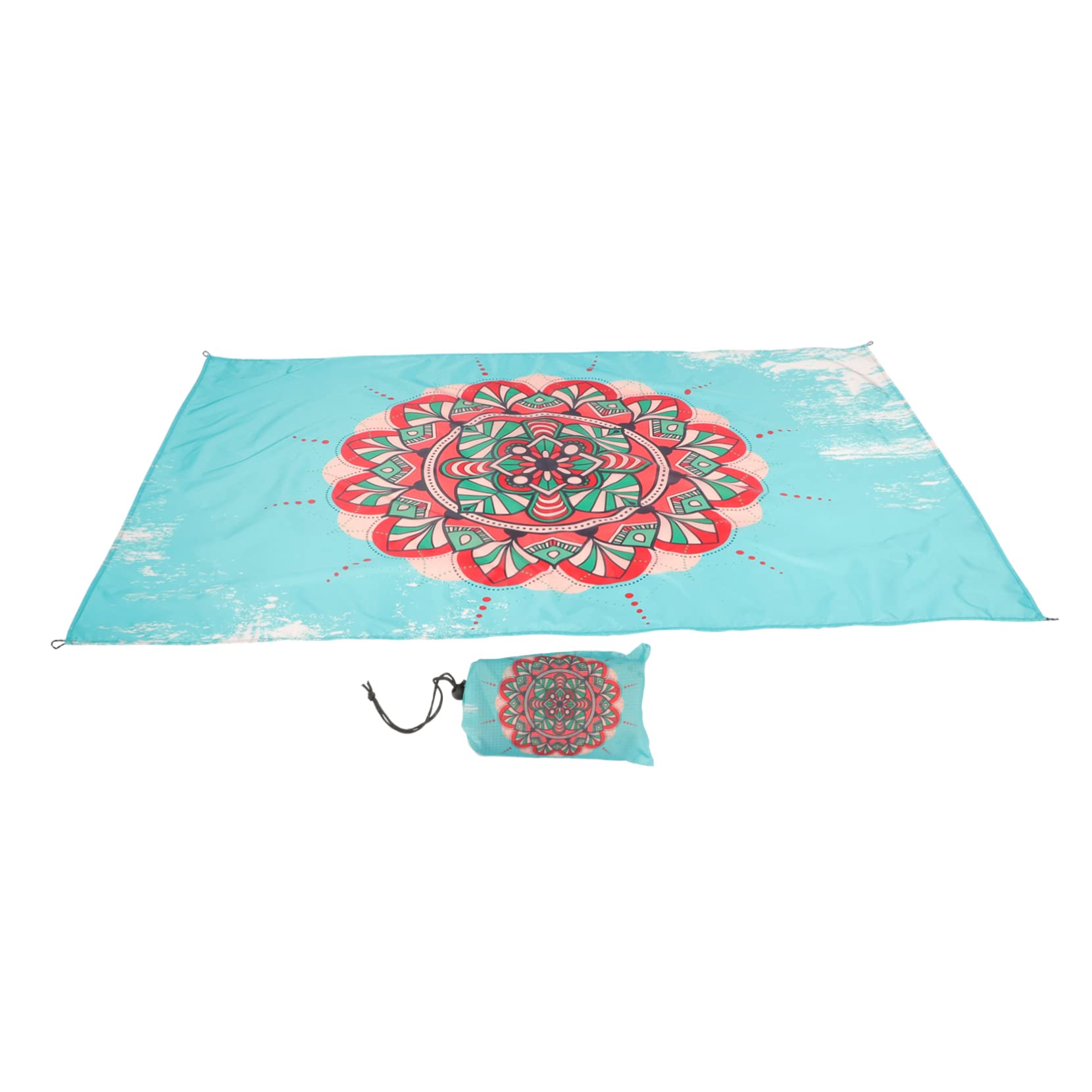 Toddmomy 2 Pezzi Tappetino Spiaggia per Picnic e Attività Outdoor Facile Trasportare e Design