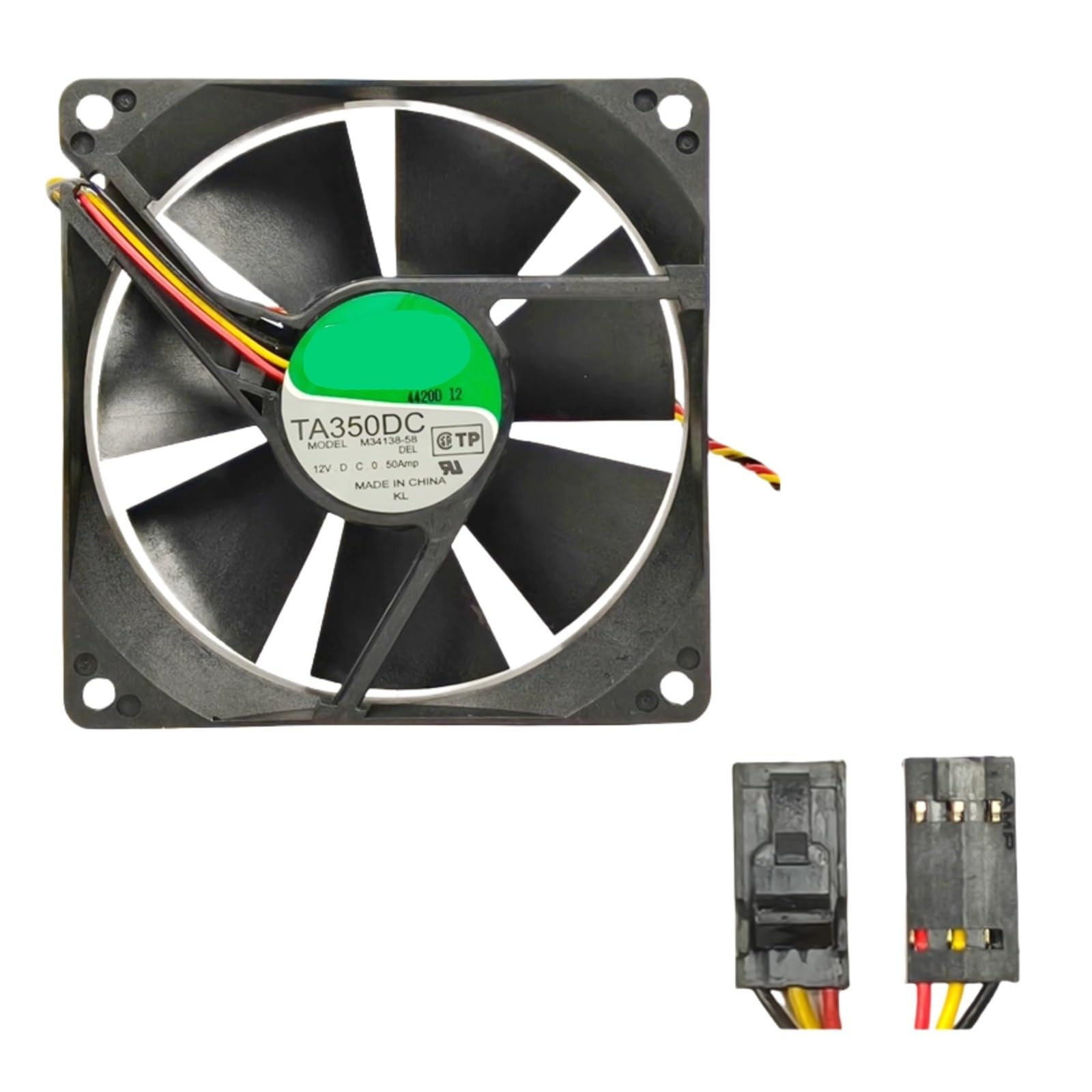 Bfsydluj One Color 9225 12V 0.5A 92Mm Cooling Fan | 3700 Rpm Ball Bearing Blower | 3-Pin