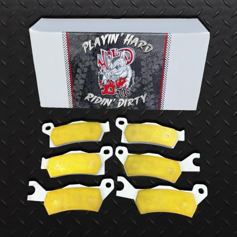 Wild Boar Brass Brake Pads Compatible with Can-Am Outlander 450/570/650/800/850/1000 (GEN 2 Models) (2013+)