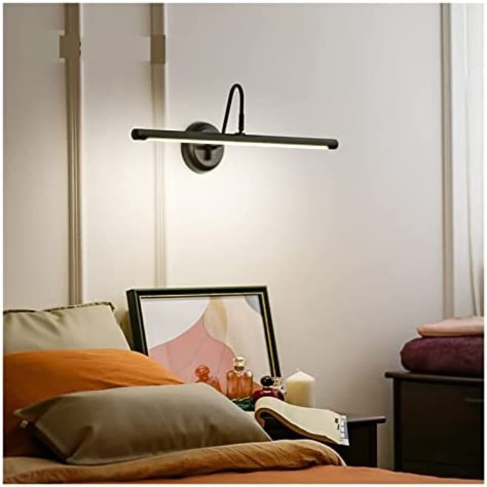 Luce Per Quadri Luce Per Quadri, Luce Per Cornice Per Foto Con Telecomando, Luce Per Quadri Senza Fili Per La Pittura, Luce Per Esposizione Artistica A LED Dimmerabile Per Ritratti Di Opere D'arte