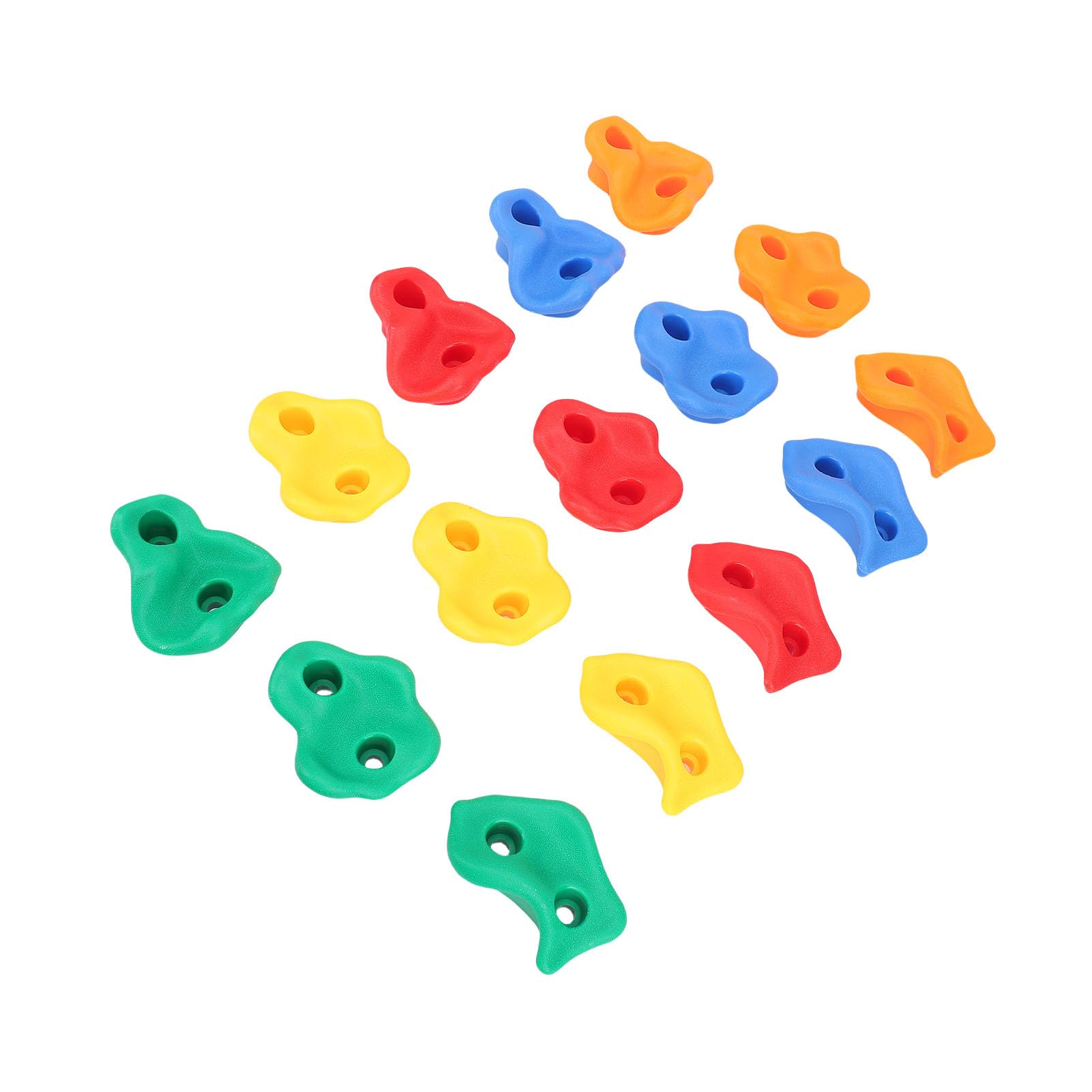 Brrnoo Set Parete Arrampicata per Bambini Multicolore, Rocce Gioco Sicure