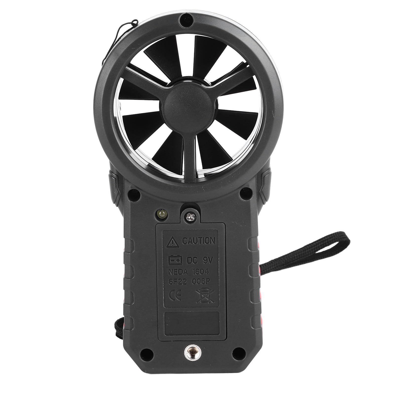 Acouto Anemometro Digitale Display LCD Retroilluminato Massima Minima Velocità Media del e Temperatura Le Pale del Tester Rilevano in Modo Fluido Le Letture dell'albero Anemometro [Fornitura
