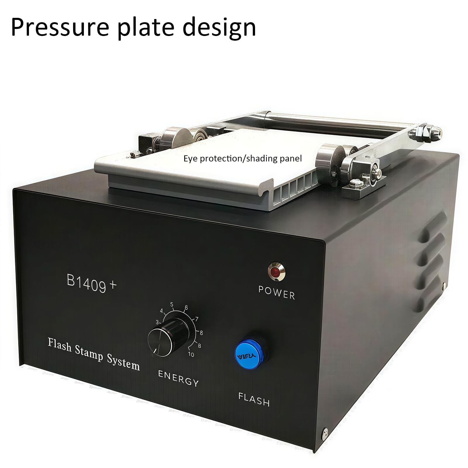 Macchina per timbratura Automatica per progetti Fai-da-Te, sistemas di Incisione di sigilli fotosensibili, Area di Esposizione 140x90 mm, energia Regolabile