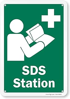 SmartSign-S-7886-PL-10 “SDS Station†Sign | 7