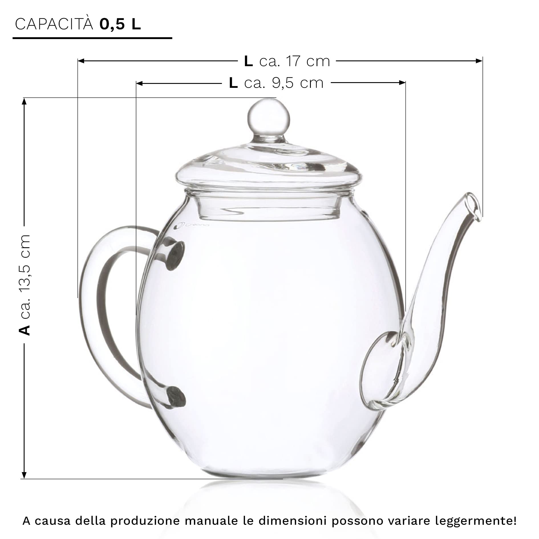 Set regalo di fiori di tè - tè verde - in una nobile scatola magnetica con finestra e goffratura argento 18 x Tè verde