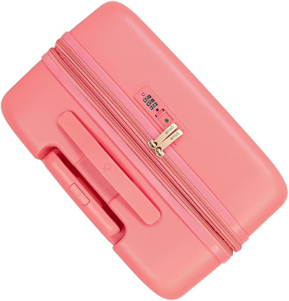Enso Bonjour Medium Suitcase, Maleta mediana, Coral, Maleta mediana, medium suitcase