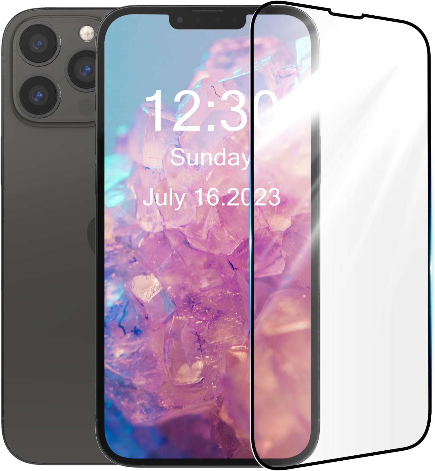 Tempered Film High Definition Display, Scratch-Resistant and Durable, Clear and Transparent View, Suitable for Moto G75, Pack of 2