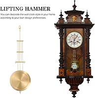 Vista 7 de Yardwe Mecanismo de movimiento de reloj de péndulo de repuesto de piezas de repuesto, kit de reloj de piezas de reloj para reparación de reloj