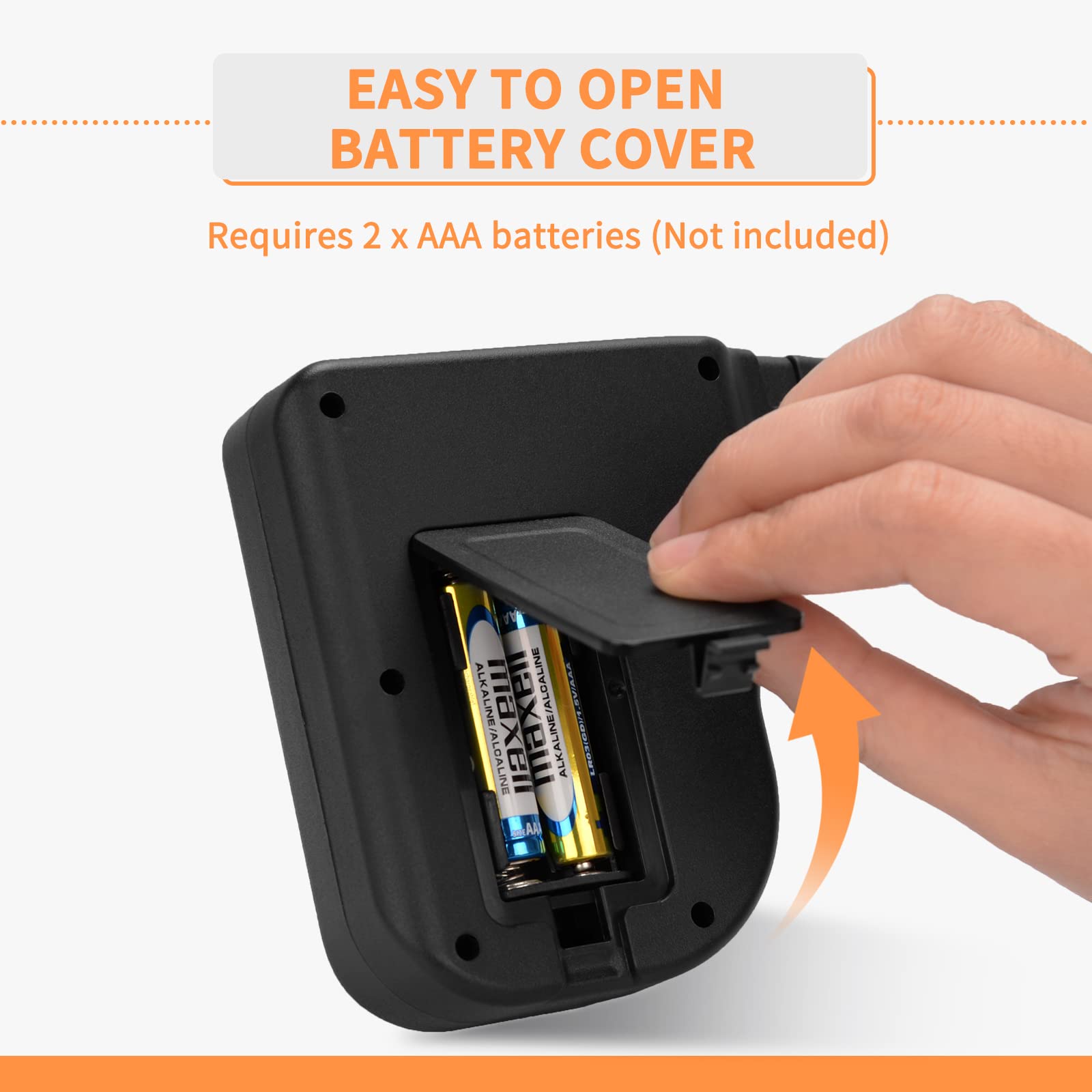 BOOSTEADY Jauge de Traction Numérique Professionnelle avec Incréments de 28,3g pour Lecture Précise de 0 à 5,4kg, Jauge de Force Numérique Portable avec Écran LCD