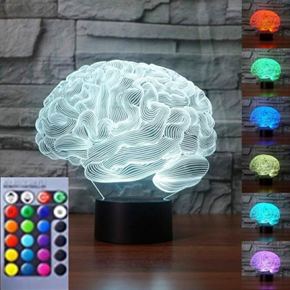 LED Night Light 3D Acrilico Illusion 16 Lampada da tavolo che cambia colore Interruttore tattile USB Lampada per la decorazione della casa Lampada per bambini Regalo Leon Kennedy