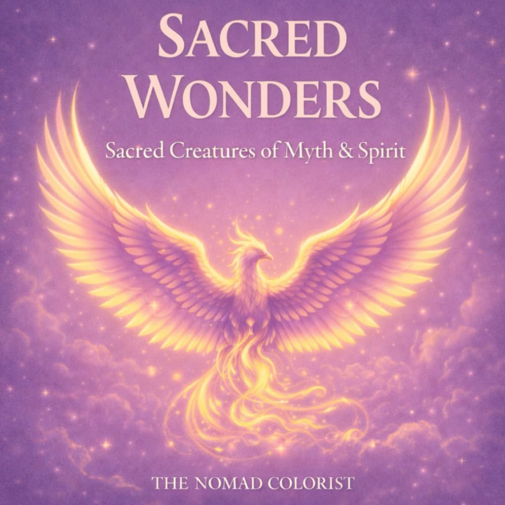 Sacred Wonders: Sacred Creatures of Myth & Spirit (Sacred Wonders Coloring Book Series)