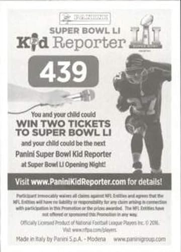 Miniatura 2 de 2016 Panini Stickers Football #439 Carlos Hyde San Francisco 49ers ART Official Album Sticker From Panini America (1.5 X 2.5 Inch Sticker)