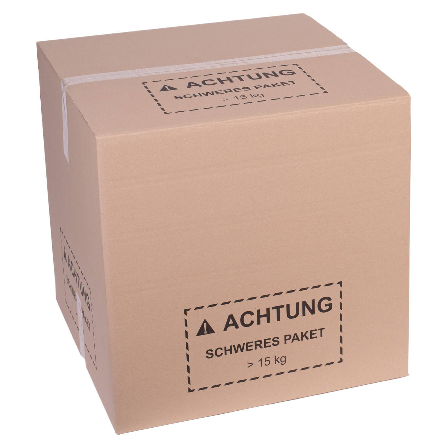 smiley pack 10 Stück Faltkartons 580 x 580 x 580 mm zweiwellig braun Versandkarton Verpackungskartons 58 x 58 x 58 cm aus Wellpappe 2 wellig Karton Pappkarton Versandbox Paket Päckchen