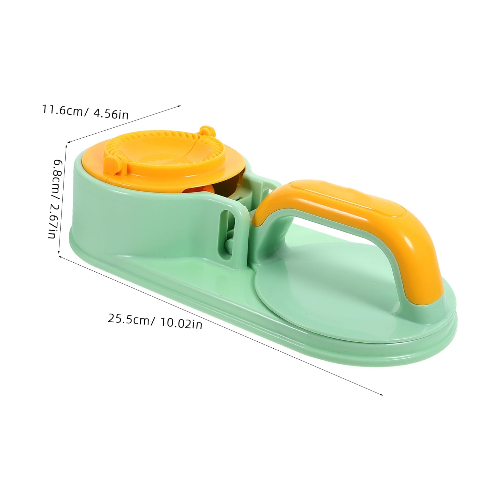 Amosfun 5 Pz produttore di gnocchi perogies venditore pierogi mini portatile siopao set cucina attrezzi cucina tortillero ravioli involucri di gnocchi pratico pressa per gnocchi AbS Green