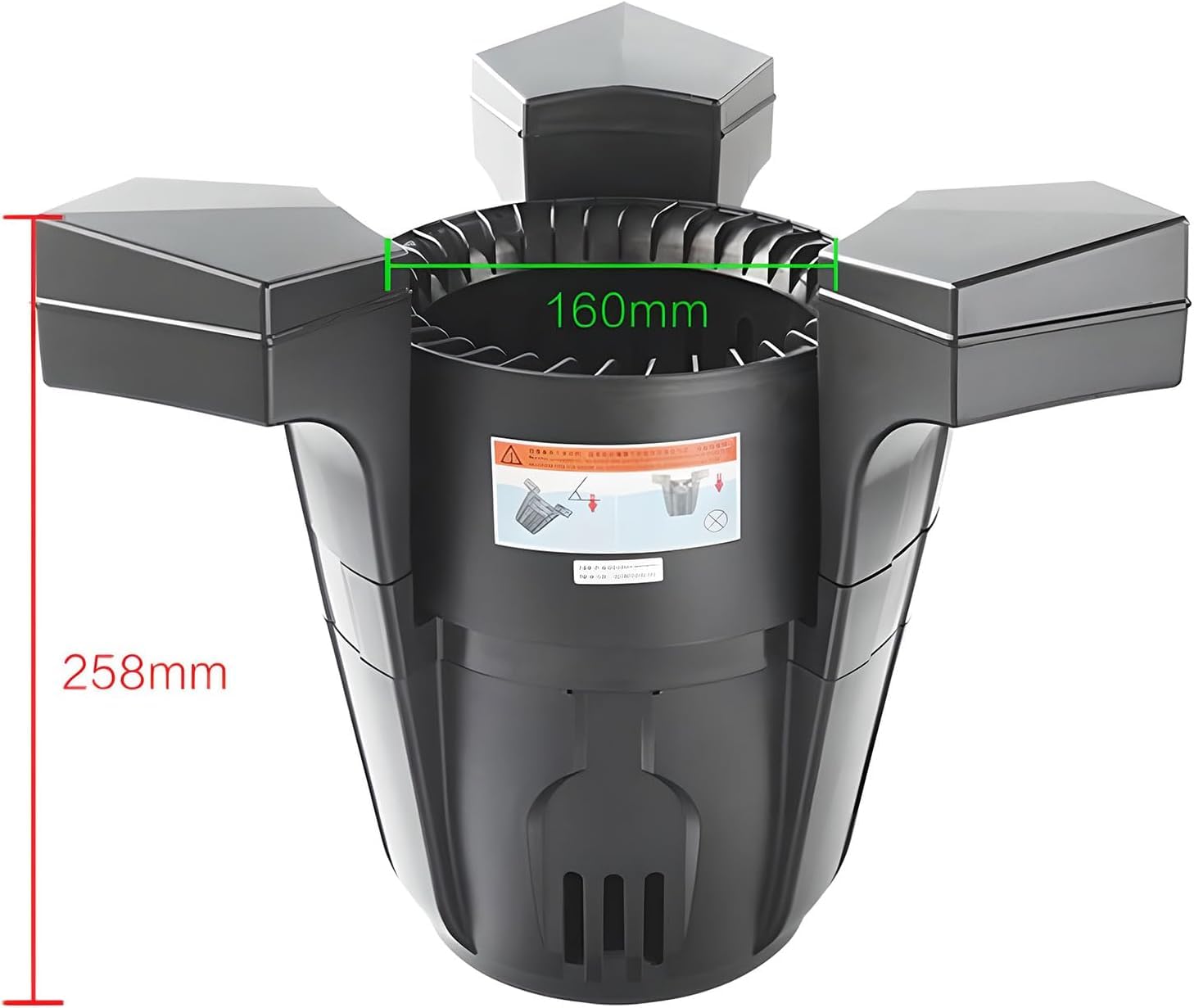 Skimmer automatico per piscine, efficiente detergente per superfici per laghetti e giardini, estrattore di detriti da 70 W per una facile manutenzione della piscina, design galleggiante