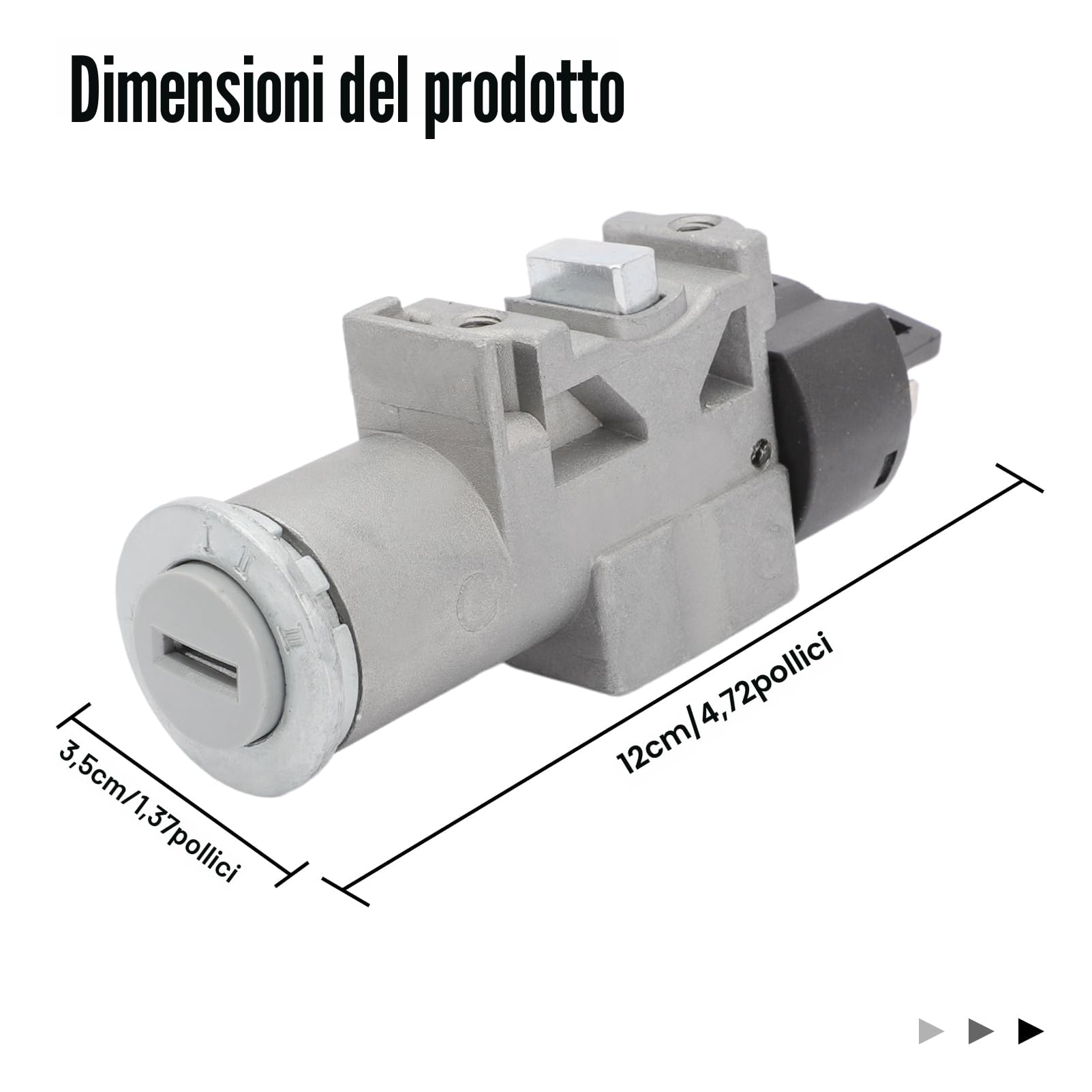 Cilindretto Accensione per matiz 93741068 Cilindro Blocchetto Accensione Blocco con cilindro chiave per Daewoo matiz blocco cilindri Serratura Accensione
