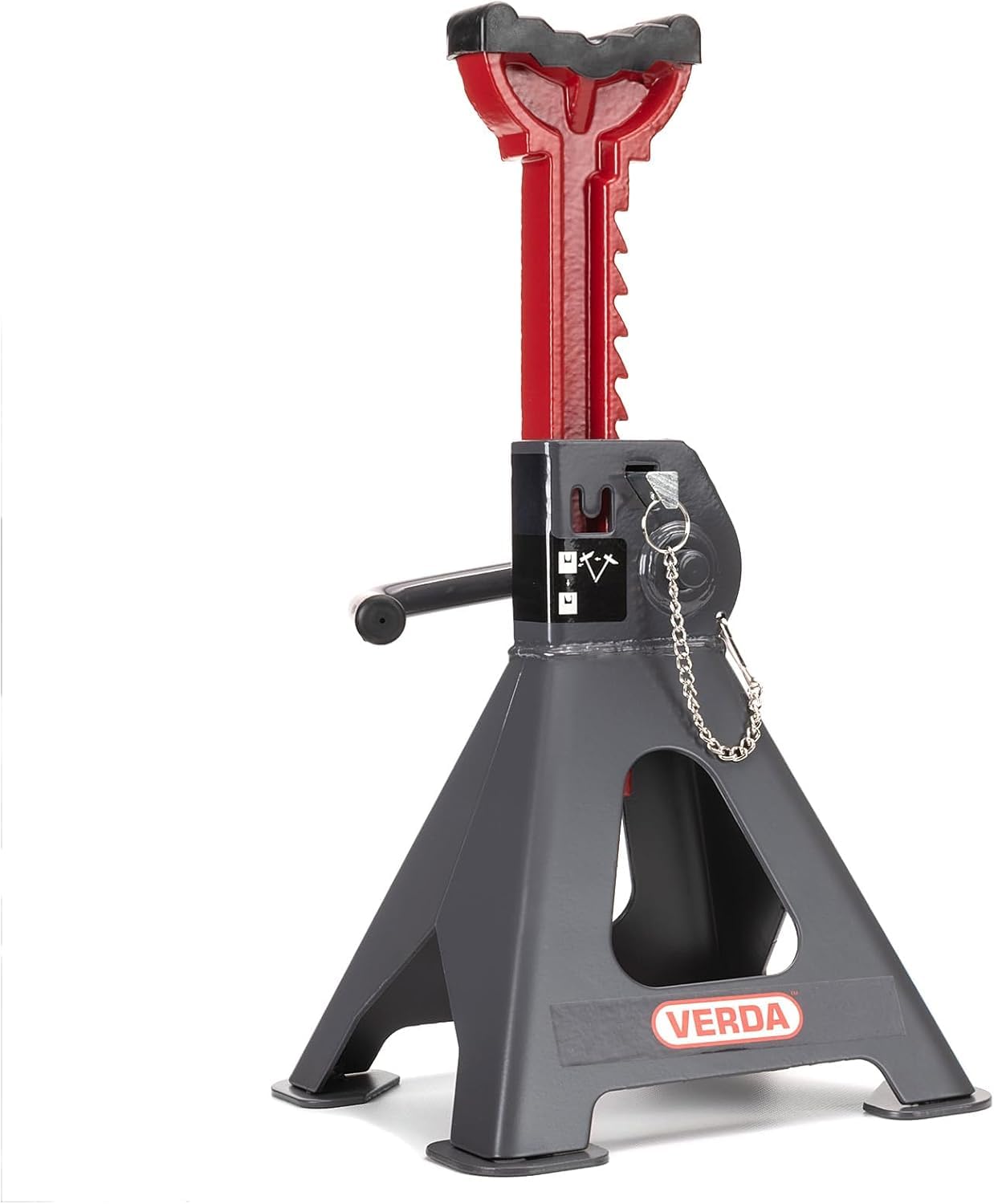 2 cavalletti di supporto 6T, 385 – 600 mm, set di cavalletti di sostegno con fusibile, cric per officina, professionale, per cambio pneumatici, per auto, camper