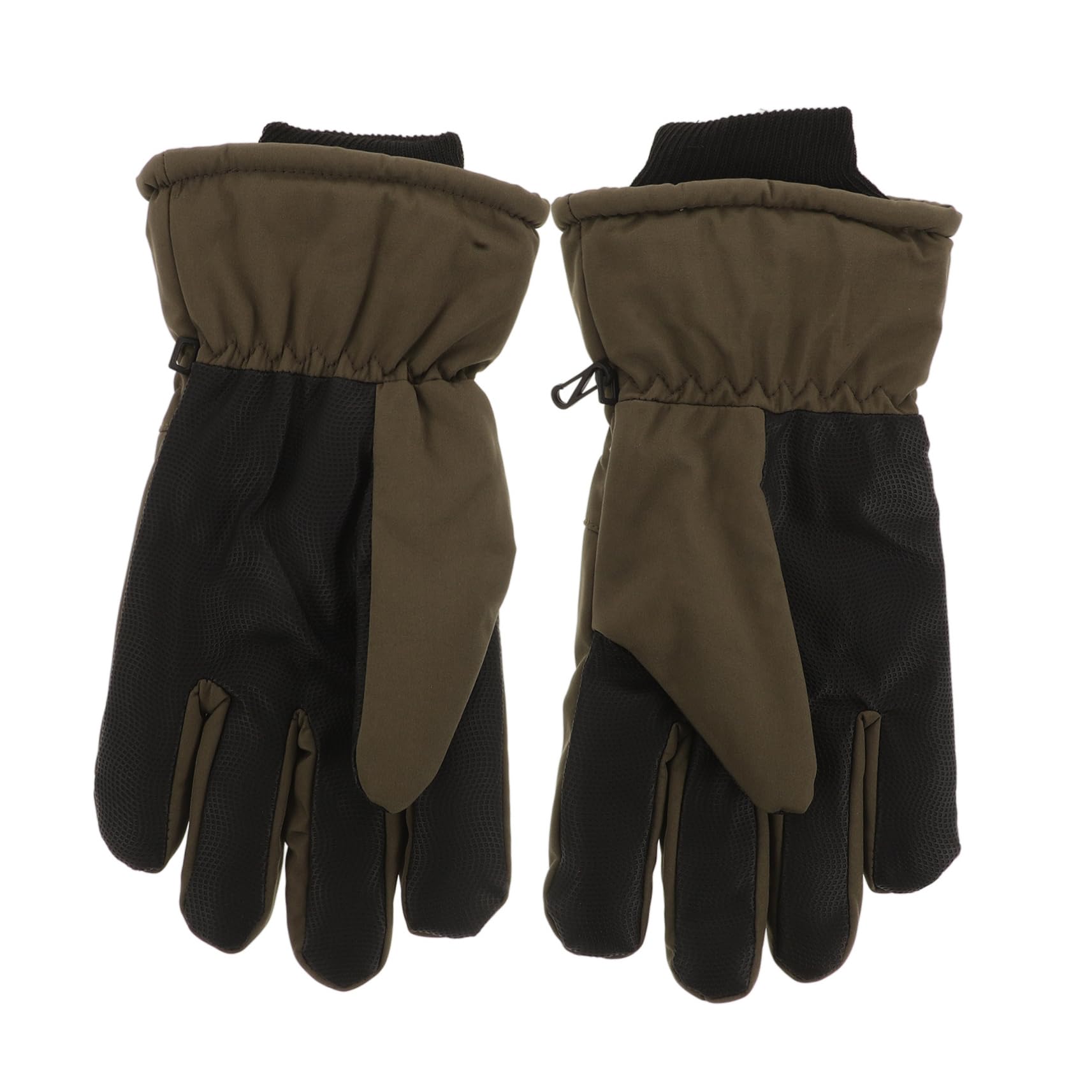 Healeved 1 Pair Thermal Gloves for Men Women Olive Weather Gloves for Outdoor Activities Motorcycling Skiing Touchscreen Compatible Water Resistant