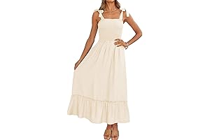 Flowy Spring Midi Dress for a Timeless & Effortless Style