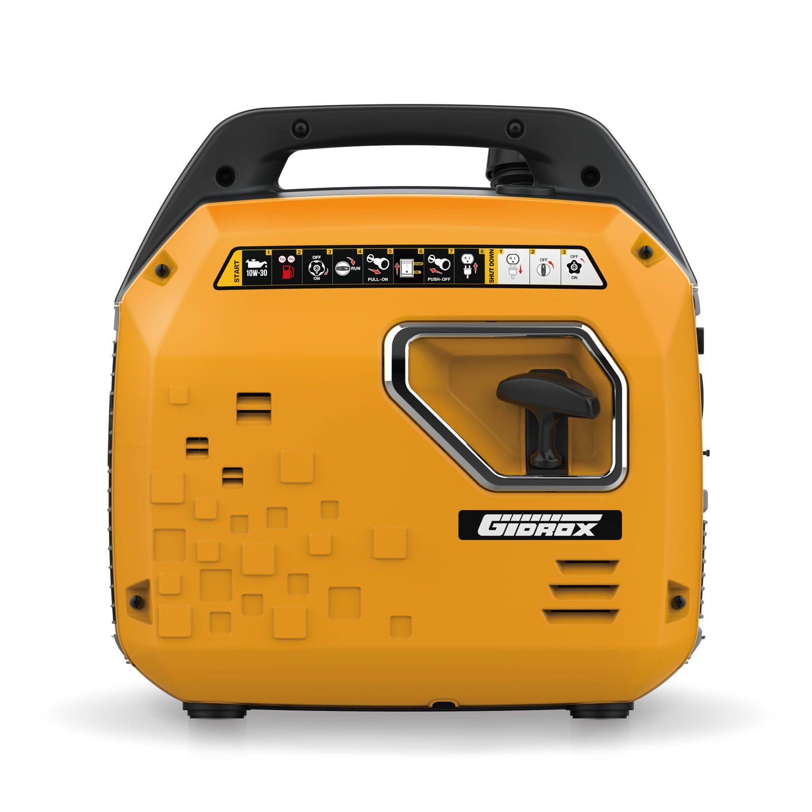 2400W Inverter Generator, Portable Generator RV Ready Gas Powered,Clean Energy Source with CO Sensor Parallel Capable and Super Quiet EPA Compliant for Outdoor and Camping