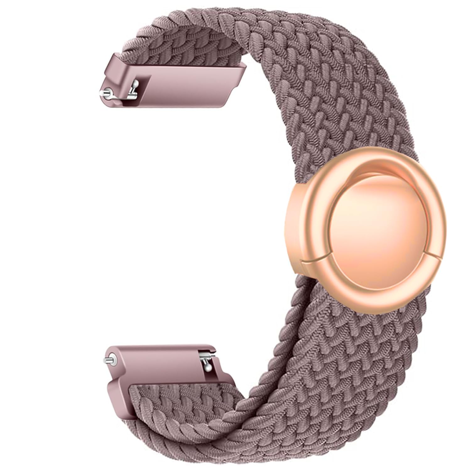 Issinlky 22mm Nylon Flechtband für Garmin Venu 2/Venu 3/Vivoactive 4/Galaxy Watch 3 45mm/Watch 46mm/Gear S3 Frontier/S3 Classic/Huawei GT 4, Elastisches Runde Schnalle armband für Frauen Männer