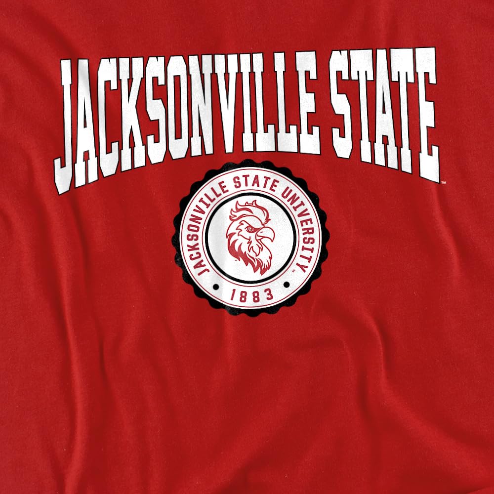 LOGOVISION Jacksonville State University Collegiate Seal Kids T Shirt (2) for Toddler Boys and Girls, Red